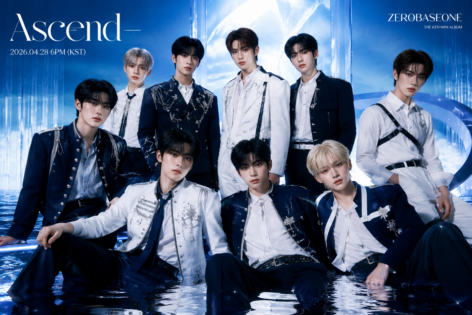 ZEROBASEONE members appear in promotional visuals for Ascend-, the group’s sixth mini album, marking a new era that has generated significant excitement among fans worldwide.
