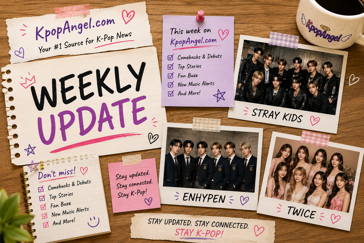 Stray Kids, ENHYPEN, and TWICE Lead This Week’s K-Pop Updates
