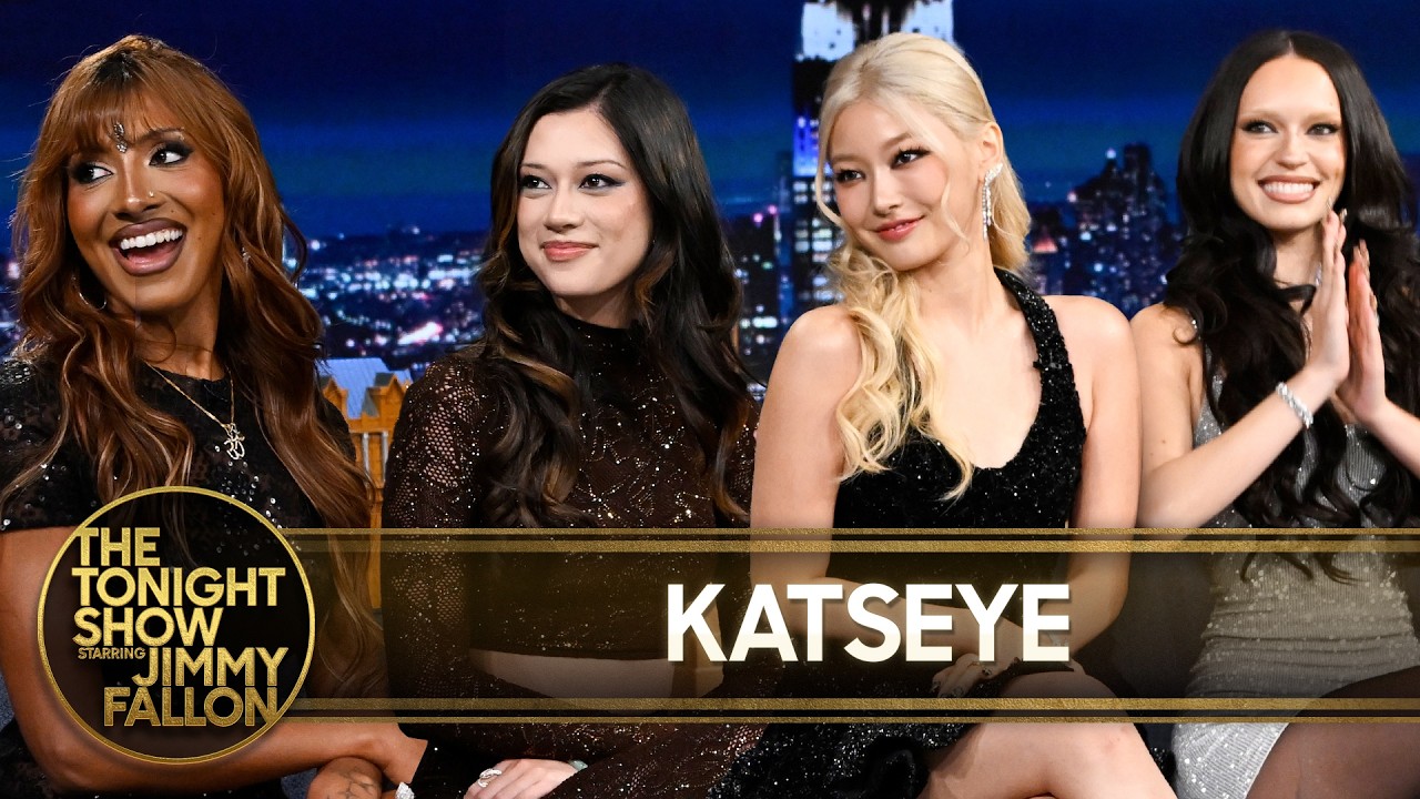 KATSEYE shows support for members on hiatus and discussed WILD on The Tonight Show