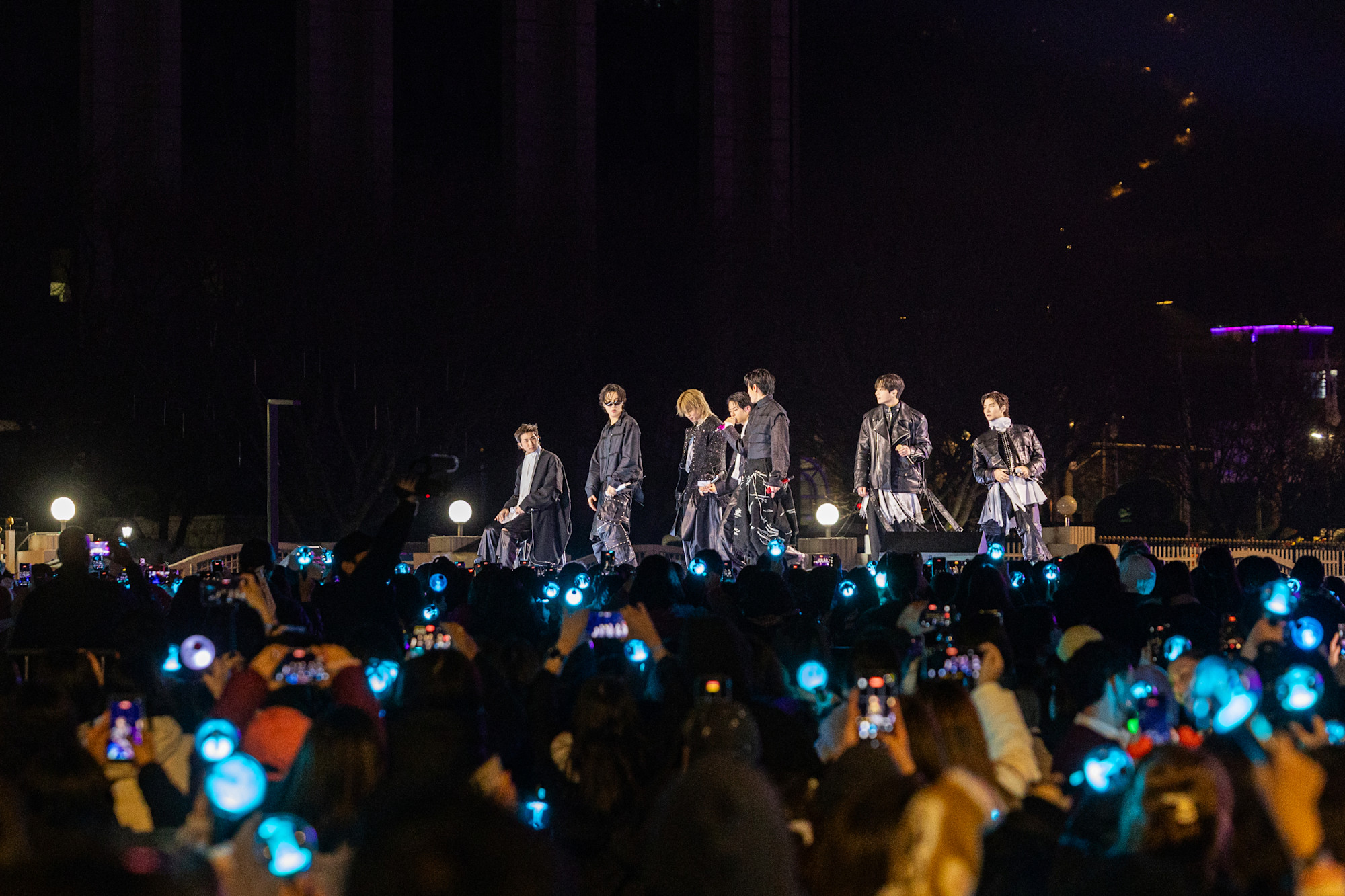BTS together at Gwanghwamun Square in Seoul during BTS THE COMEBACK LIVE | ARIRANG in March 2026.