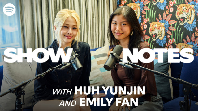 LE SSERAFIM’s Huh Yunjin Meets Emily Fan on Spotify